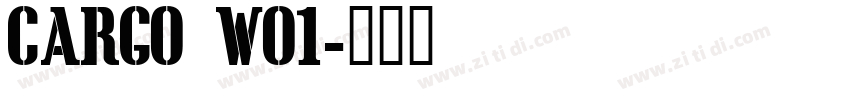 Cargo W01字体转换